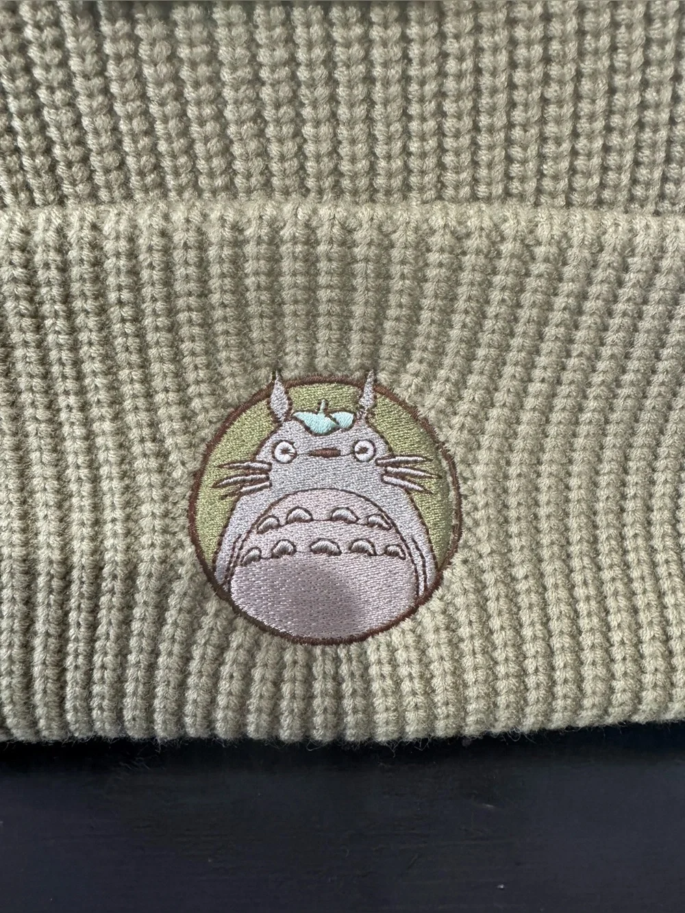 Studio Ghibli My Neighbor Totoro Embroidered Knit Beanie